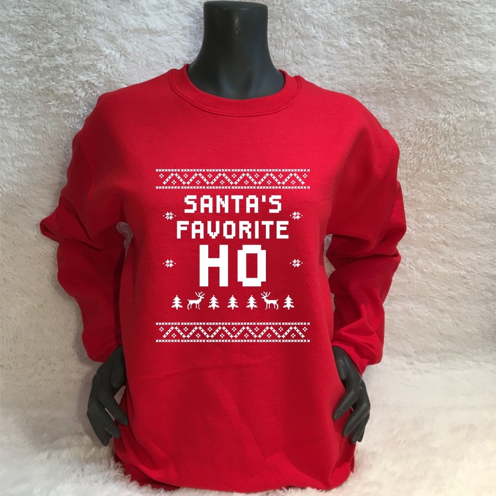 NWT Santa's Favorite HO Ugly Christmas Sweater